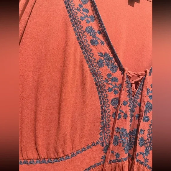 Torrid Lace Up Long Sleeve Blouse - Picture 3 of 7